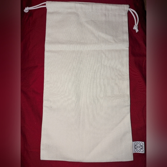 Loewe Dust Storage Bag With Drawstring and Care Booklet White 15" x 8"  EUC - Picture 2 of 6